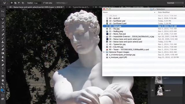 45 03 Photoshop CC Crash Refine Edge смотреть онлайн