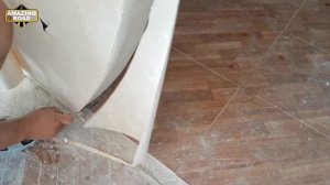 Мастер-класс: Как наклеить обои двух видов с переходом правильно и качественно. Комбинируем обои