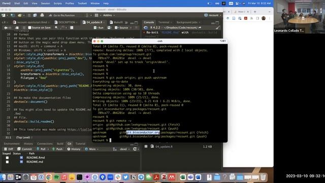 [2023-03-10] Updating your Bioconductor packages: devel Git branch and biocthis updates смотреть онлайн