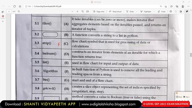 Python ( M3-R5 ) Answer Key ( 15-Sep-2021 ) | O Level M3R5 Exam Answer Key смотреть онлайн