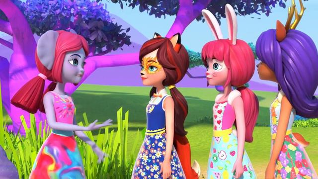 Enchantimals Getting Shy Meeting New Friends | Sunny Savanna Sparkle Spectacular смотреть онлайн