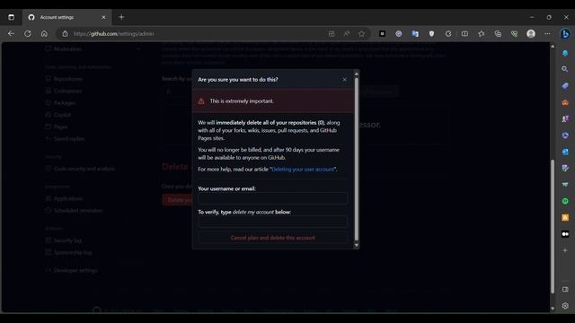 How to delete github account in phone | laptop | iphone | #deleteaccount #github #oldaccount смотреть онлайн