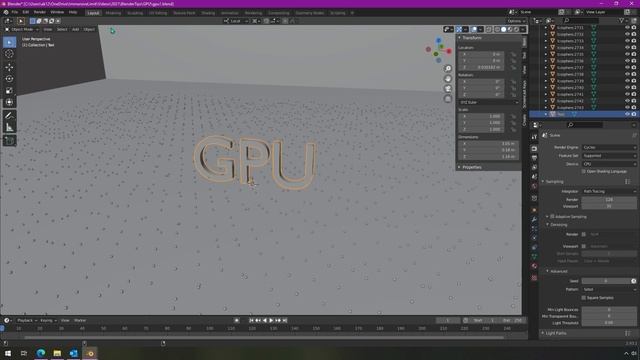 GPU Rendering in Blender смотреть онлайн