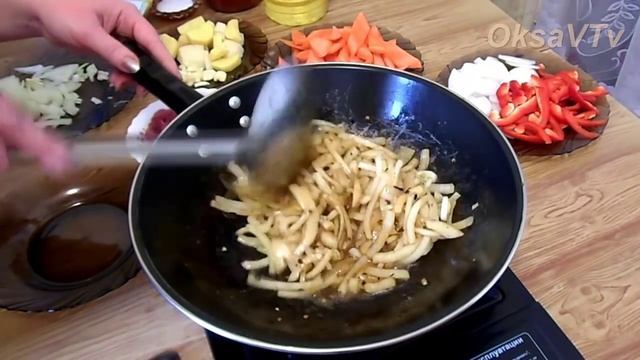 Лагман по-домашнему (拉面) : азиатская кухня. Lagman at home (拉面): Asian cuisine смотреть онлайн