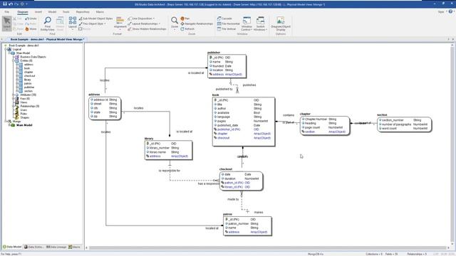 Using ER Studio for modeling hierarchical structures for MongoDB and JSON смотреть онлайн