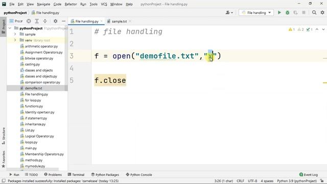 Create, Read, Delete ( File Handling ) In Python - Tamil | Python Topic Wise Course смотреть онлайн