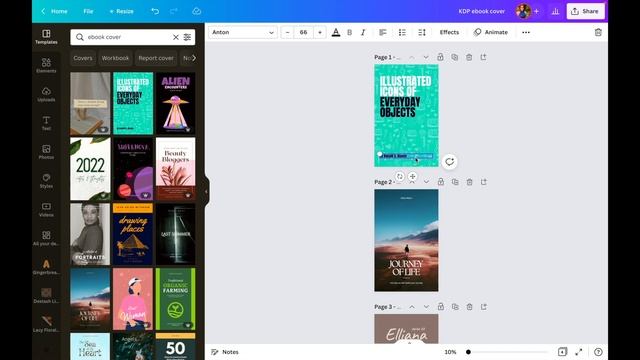 Easy eBook covers with Canva, free or pro account смотреть онлайн