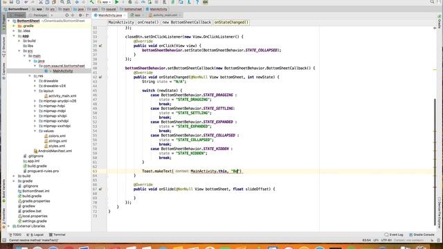 Implement the Bottom Sheet Component on Android Apps смотреть онлайн