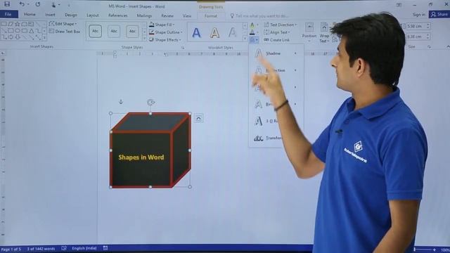 MS Word - Insert Shapes смотреть онлайн