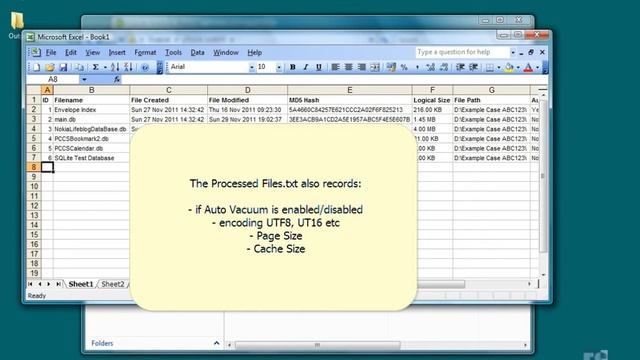 SQLite Forensic Reporter - Reports produced by SQLite Forensic Reporter Explained смотреть онлайн