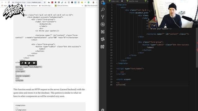 Doing another live coding session: building my first app in Laravel PHP ?? смотреть онлайн
