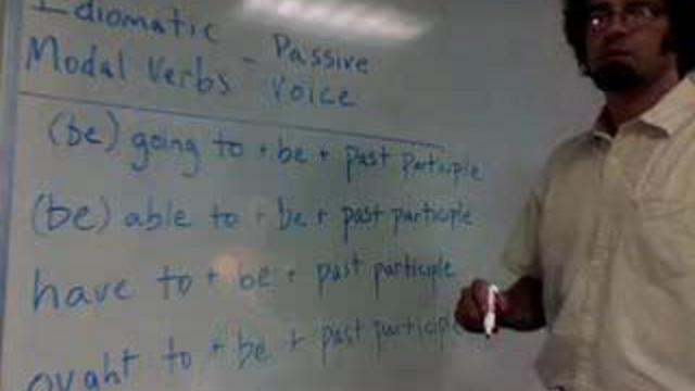 Урок 13.2. Idiomatic Modal Verbs in the Passive Voice смотреть онлайн