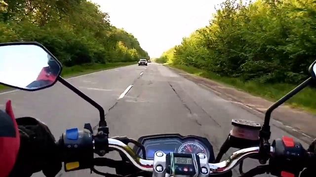 Ооочень красивая езда на мотоцикле. Релакс. Spark SP200R-28 смотреть онлайн