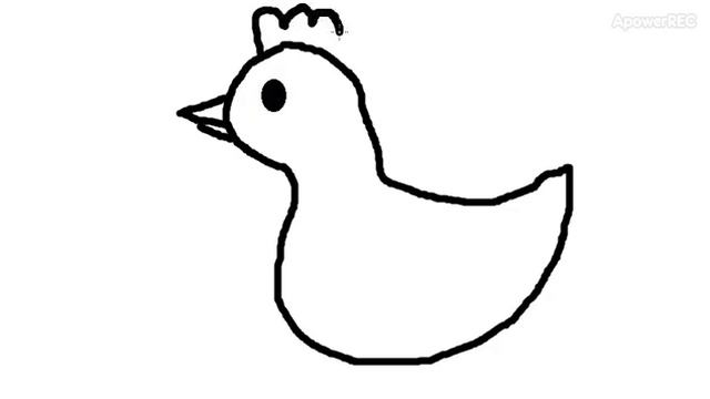 Como dibujar una gallina/ How to draw a hen смотреть онлайн