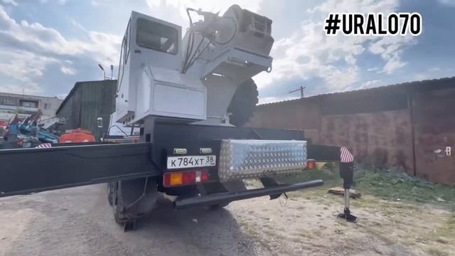 Обзор Автокран Урал 4320 Челябинец 25 тонн 28 метров КС-55732 после капитального ремонта с гарантие смотреть онлайн