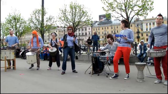 BATUCADA BALTIC BAND Samba-fu(n)ck Street music day | СПб 20.05 2017 смотреть онлайн