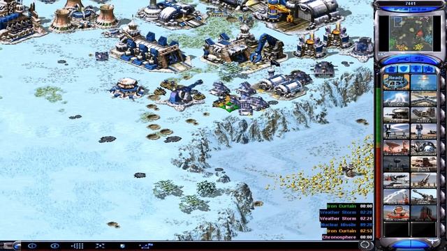 Red Alert 2 - Heck Freezes Over - 7 vs 1 + Superweapons смотреть онлайн