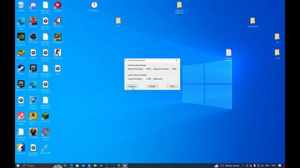 Как сделать 0 делей с помощью timer resolution