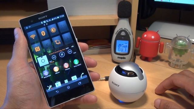 SONY XPERIA Z vs SONY NFC Speaker Test / Demo / Review смотреть онлайн