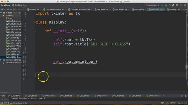 PYTHON3 TKINTER - GUI SLIDER (CLASS) смотреть онлайн