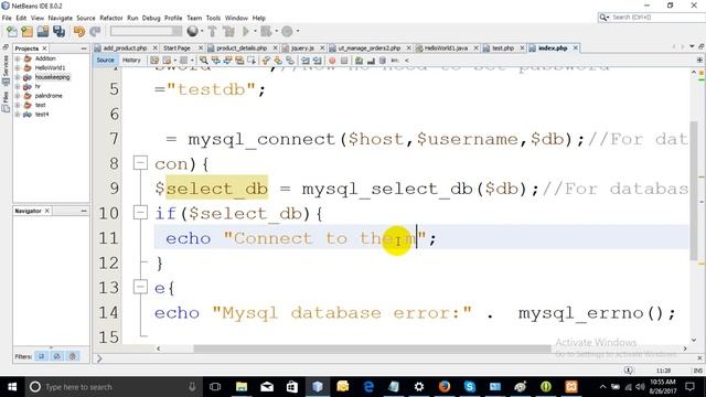 Connect to MySQL with PHP in XAMPP / Create a new database смотреть онлайн