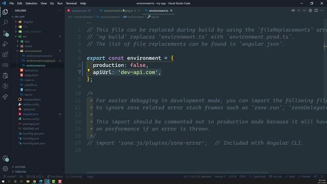 22. Create new build environment like staging in the Angular Application - Angular CLI смотреть онлайн