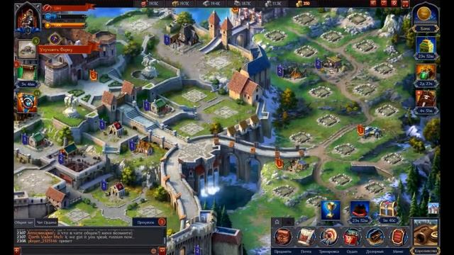 Throne Kingdom at War игра новинка от команды производителей игр онлайн Plarium.com смотреть онлайн