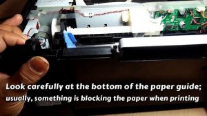 HOW TO FIX PAPER JAM EPSON PRINTER L3210, L3250, L3150, etc.| Paper Stuck/Stop in the middle