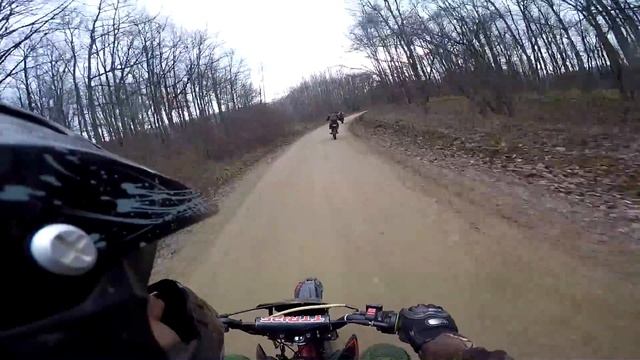 Irbis Ttr 125, Irbis TTR 125 R, Irbis TTR 250 и Motolend 125 Monster. Эндуро по лесу.