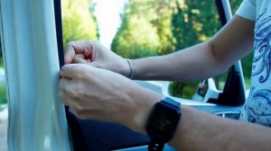 Как установить каркасные шторки/съёмные автошторки