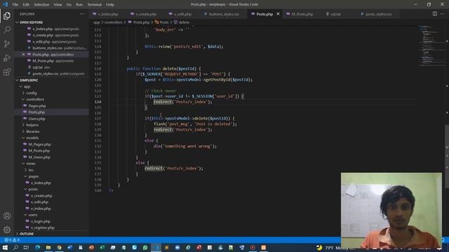 PHP MVC Framework - #27 - Building a Social Network - Delete post view and classes смотреть онлайн
