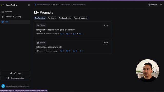 LangChain Hub | HOME for Uploading, Browsing, Pulling, and Managing YOUR PROMPTS смотреть онлайн