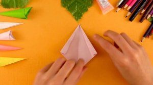 Оригами Ногти из бумаги для детей / бумажные поделки / оригами