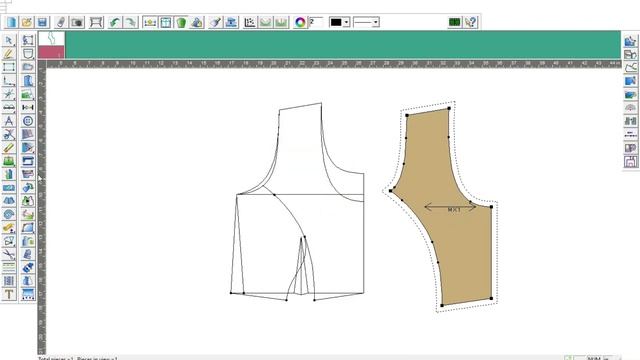 how to make princess blouse pattern making | blouse pattern in Cad software. смотреть онлайн