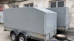 Тент каркас на прицеп двух видов сравнение