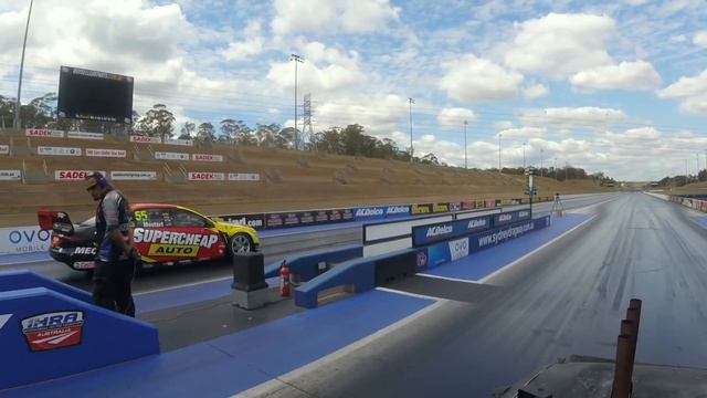 Racing a V8 Supercar (In Our Street Cars!!) смотреть онлайн