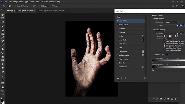 Crack Effect in Photoshop | Photoshop Tutorial in Hindi смотреть онлайн