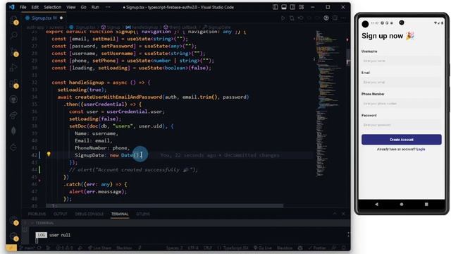 How to Add Data to Firestore Database using Expo - Firebase v10 (Typescript) смотреть онлайн