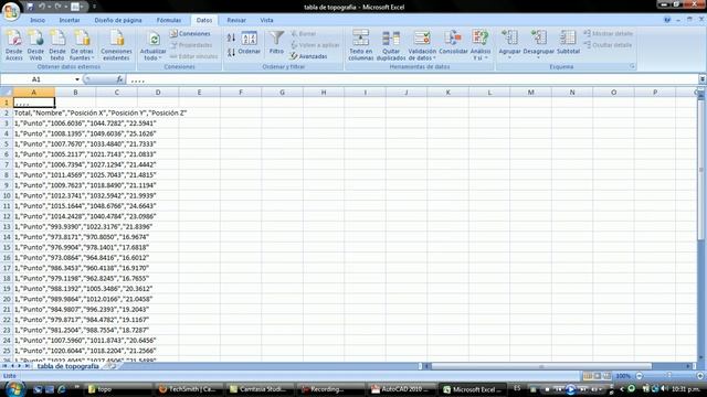 Crear tabla en Autocad para Excel y generar curvas de nivel en Surfer смотреть онлайн
