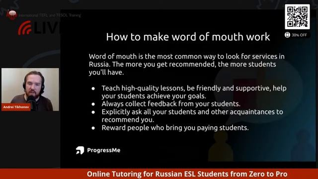Online ESL Tutoring in Russia from Zero to Pro смотреть онлайн
