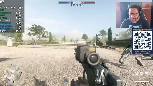 ?? BATTLEFIELD 1 RX 580 8GB 2048SP JIESHUO XEON E3 1270V3 (i7 4790) FULL HD, 2K E 4K