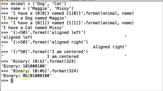 Advanced String Formatting In Python смотреть онлайн