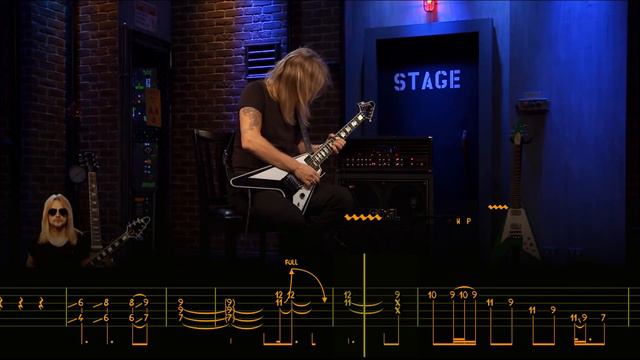 RICHIE FAULKNER PLAYS HOSNIAN PRIME ON EMGtv - Animated Tab - Guitar Tutorial смотреть онлайн