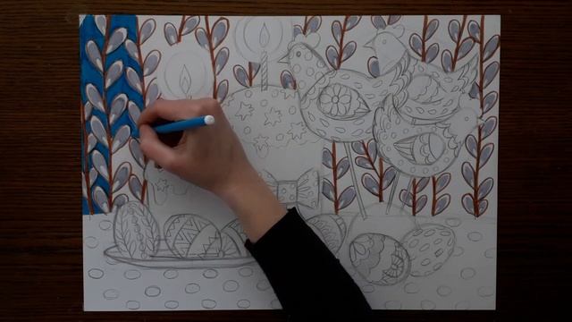 Урок 5. Пасхальный натюрморт. смотреть онлайн