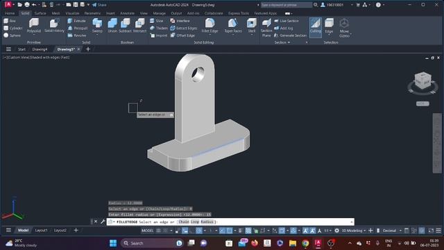 AutoCAD 2024 tutorial | belt roller support in autocad | autocad tutorial for beginners |#mechanica смотреть онлайн