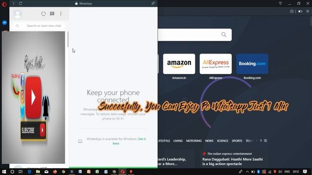 How To Use Whatsapp In Opera Mini | Riyaz Malik | How To Download Whatsapp | Open Whatsapp | смотреть онлайн