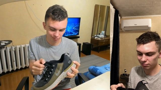 Хуже обуви не найти Nike Odyssey React Shield Water-Repellent за 8к смотреть онлайн