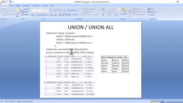 60. Union Clause | PHP Tutorial | Basic to Advanced | PHP 8.2 смотреть онлайн