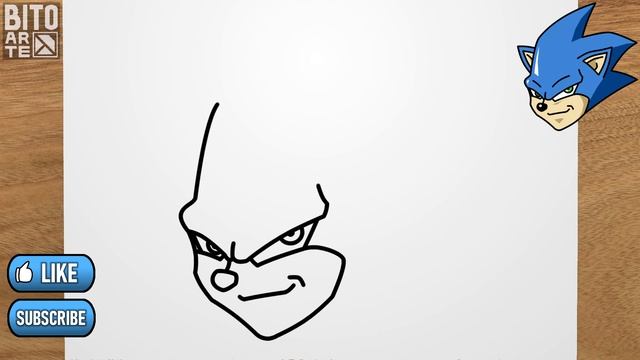 Como desenhar o S0NIC (Estilo Dragon Ball) passo a passo, fácil e rápido смотреть онлайн