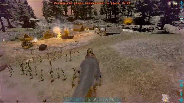 V2.018 ARK Survival Evolved - быстрое прохождение. Крафтим седла для рексов, идем на арену смотреть онлайн